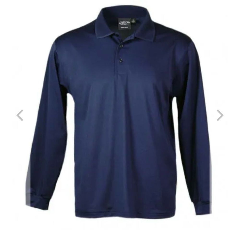 Men's Navy Blue Long Sleeve Shirt